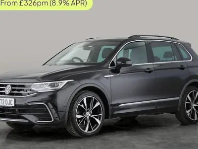 Used VW Tiguan R-line 150 HP (110 kW) 2022 Black SUV