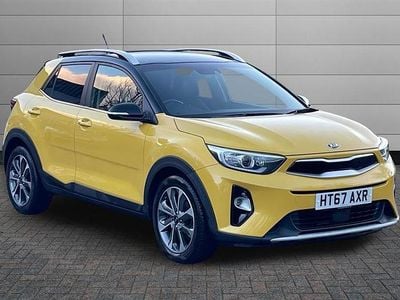 Zest yellow with black roof Used 2018 Kia Stonic First Edition SUV | £9,750 (Fair price)