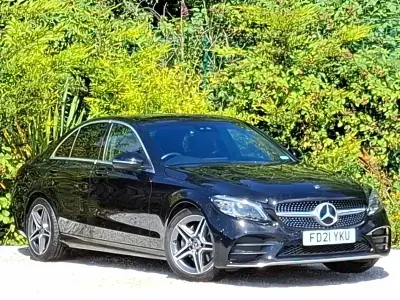 Used Mercedes C220 AMG Line Premium 2021 Black Sedan