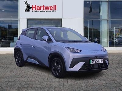 Metallic ice blue Used 2025 BYD Dolphin Boost Hatchback | £16,799 (Good price)