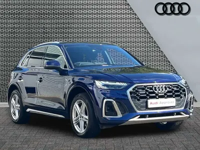 Used Audi Q5 S-Line 204 HP (150 kW) 2023 Blue SUV