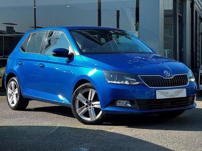 Used Skoda Fabia SE L 110 HP (80 kW) 2015 Blue Hatchback