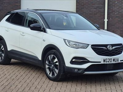 Used Vauxhall Grandland X SRi 131 HP (96 kW) 2020 White SUV