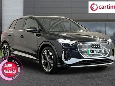 Used Audi Q4 e-tron S-Line 125 kW (170 HP) 2022 Black SUV
