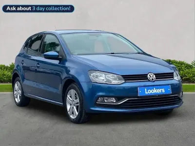Used VW Polo Match 60 HP (44 kW) 2016 Blue Hatchback