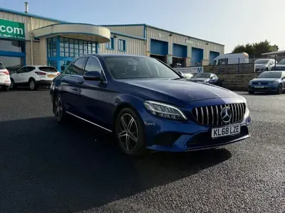 Used Mercedes C220 194 HP (142 kW) 2019 Blue Sedan