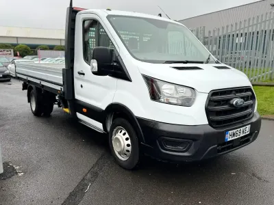 Used Ford Transit 130 HP (95 kW) 2019 White Cabriolet
