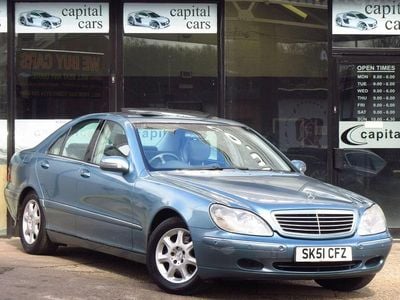 Used Mercedes S320 2001 Blue Sedan