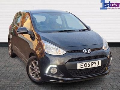 Black Used 2015 Hyundai i10 Premium Hatchback | £4,489 (Fair price)