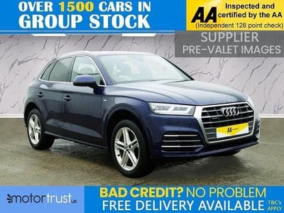 Used Audi Q5 S-Line 190 HP (139 kW) 2019 Blue SUV
