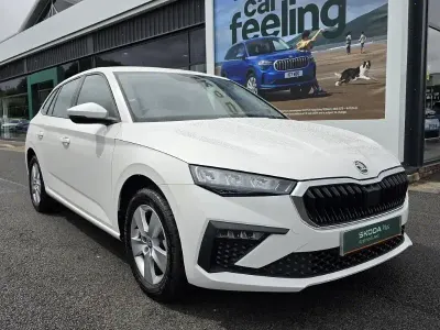 Used Skoda Scala SE 85 HP (62 kW) 2025 White Hatchback
