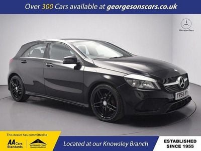 Used Mercedes A180 AMG line 122 HP (89 kW) 2016 Black Hatchback