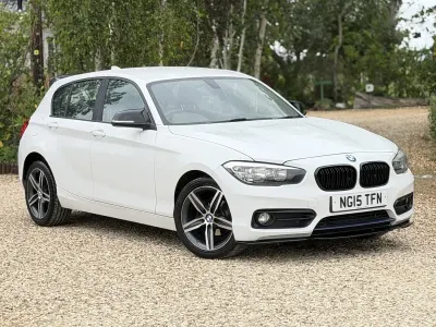 Used BMW 116 Sport Line 2015 White Hatchback