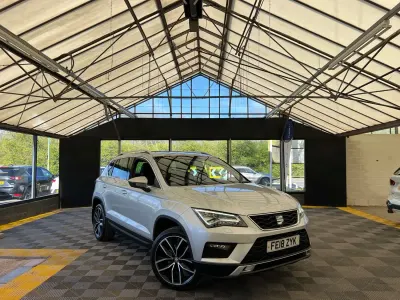Usado Seat Ateca 4Drive 150 HP (110 kW) 2018 Prateado SUV