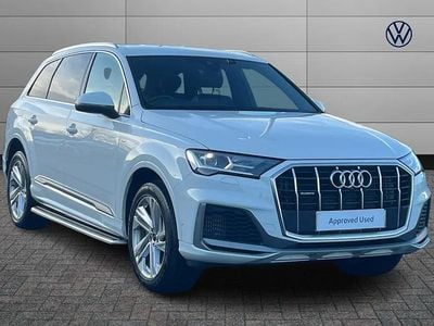 White Used 2023 Audi Q7 S-Line SUV | £38,250 (Good price)