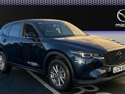 Blue Used 2024 Mazda CX-5 Center-Line SUV | £20,279 (Fair price)