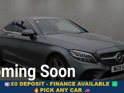 Grey Used 2019 Mercedes C220 AMG line Coupe | £17,749 (Good price)