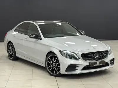 Begagnad Mercedes C220 AMG line 194 HK (142 kW) 2020 Silver Sedan