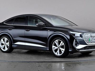Black Used 2022 Audi Q4 e-tron S-Line SUV | £21,298 (Fair price)