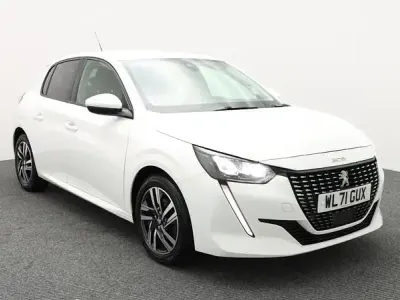 Used Peugeot 208 Allure Premium 75 HP (55 kW) 2021 White Hatchback