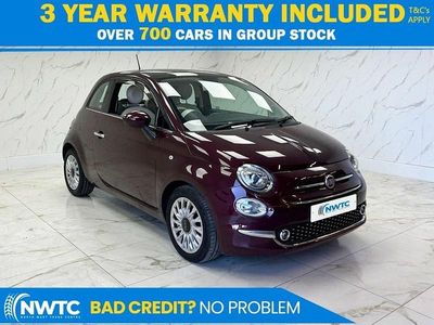 Used Fiat 500 Lounge 69 HP (50 kW) 2017 Red Hatchback