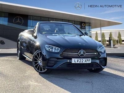 Used Mercedes E300 AMG line 2022 Black Cabriolet