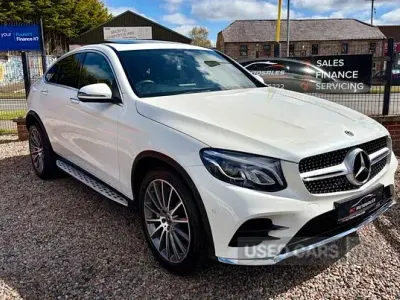 Used Mercedes GLC220 AMG Line Premium 170 HP (125 kW) 2018 White SUV