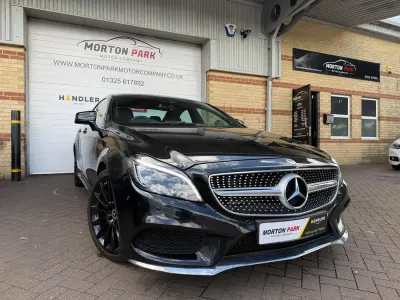 Used Mercedes CLS220 AMG line 177 HP (130 kW) 2018 Black Coupe