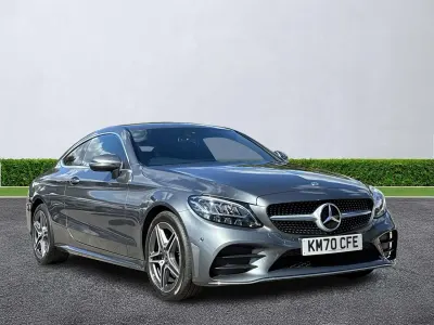 Used Mercedes C220 AMG line 2020 Grey Coupe