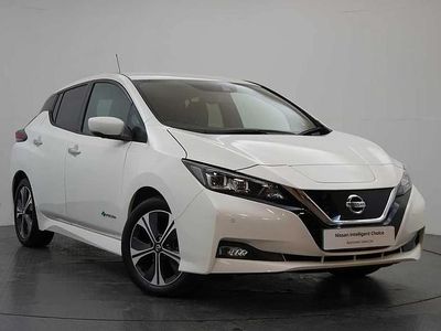 Used Nissan Leaf N-TEC 160 kW (218 HP) 2020 White Hatchback