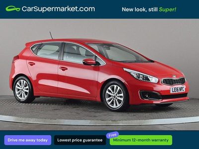 Used Kia Ceed 100 HP (73 kW) 2016 Red Hatchback