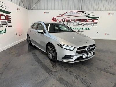 Used Mercedes A200 AMG line 163 HP (119 kW) 2018 Silver Hatchback