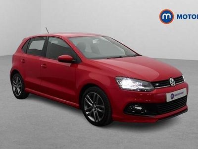 Used VW Polo R-line 110 HP (80 kW) 2017 Red Hatchback