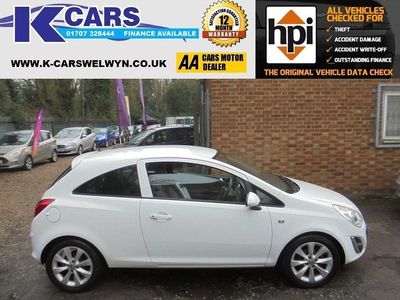 White Used 2013 Vauxhall Corsa Active Hatchback | £4,295 (Fair price)