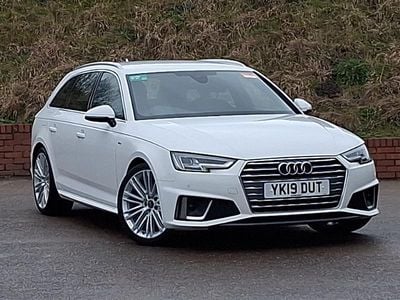 Used Audi A4 S-Line 150 HP (110 kW) 2019 White Estate