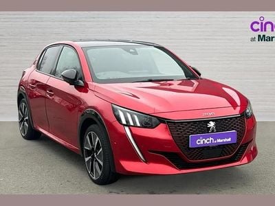 Used Peugeot e-208 Premium 100 kW (136 HP) 2023 Red Hatchback