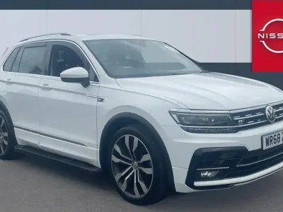 Used VW Tiguan R-line 150 HP (110 kW) 2018 White SUV