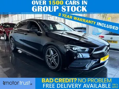 Used Mercedes CLA220 Shooting Brake AMG line 2019 Black Estate