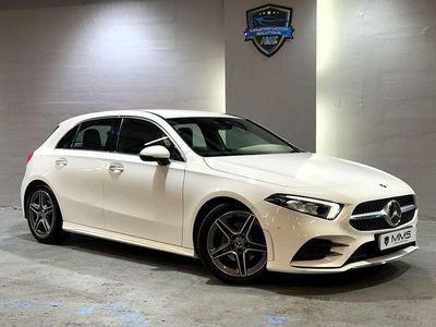 Used Mercedes A180 AMG Line Premium 116 HP (85 kW) 2018 White Hatchback