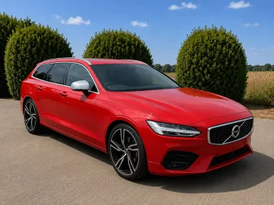 Used Volvo V90 R-Design 2018 Red Estate