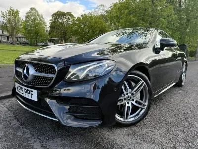 Used Mercedes E220 AMG line 194 HP (142 kW) 2019 Black Coupe