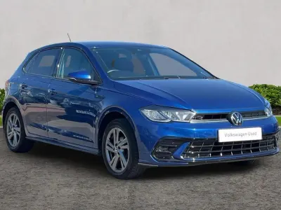 Used VW Polo R-line 95 HP (69 kW) 2023 Blue Hatchback