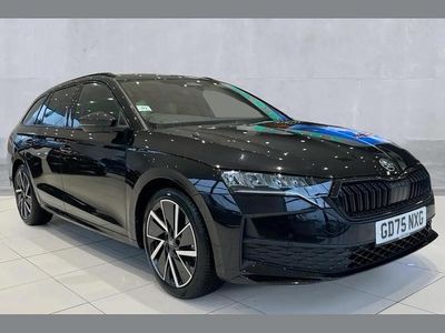 New Skoda Octavia SportLine 147 HP (108 kW) 2025 Black Estate