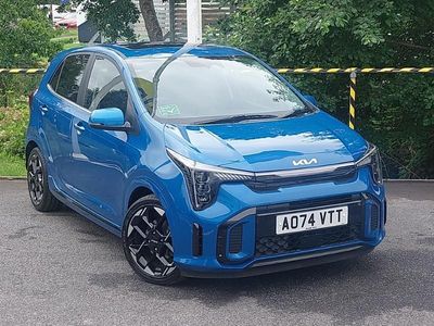 Used Kia Picanto GT-Line S 77 HP (56 kW) 2024 Blue Hatchback