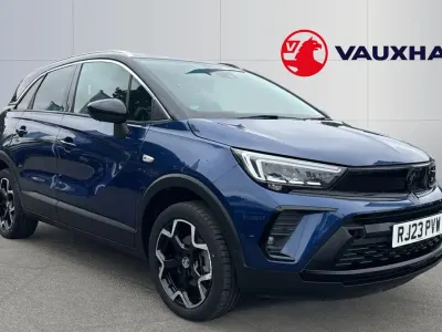Used Vauxhall Crossland Ultimate 130 HP (95 kW) 2023 Blue SUV