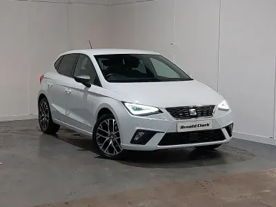Used Seat Ibiza XCELLENCE Lux 110 HP (80 kW) 2023 White Hatchback