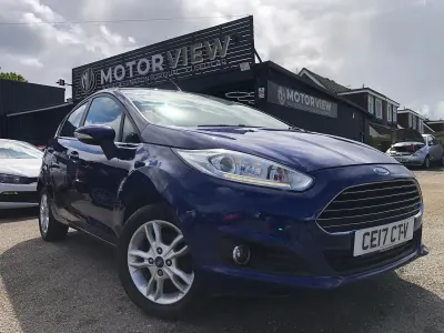 Used Ford Fiesta Zetec 2017 Blue Hatchback