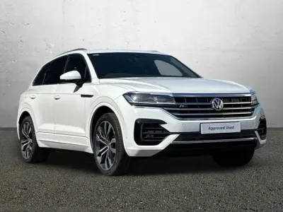 Used VW Touareg R-line 286 HP (210 kW) 2018 White SUV