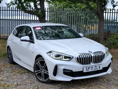 Used BMW 118 M Sport 136 HP (100 kW) 2021 White Hatchback