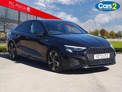 Used Audi A3 Black Edition 150 HP (110 kW) 2023 Black Sedan